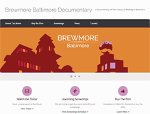 Tablet Screenshot of brewmorebaltimore.com
